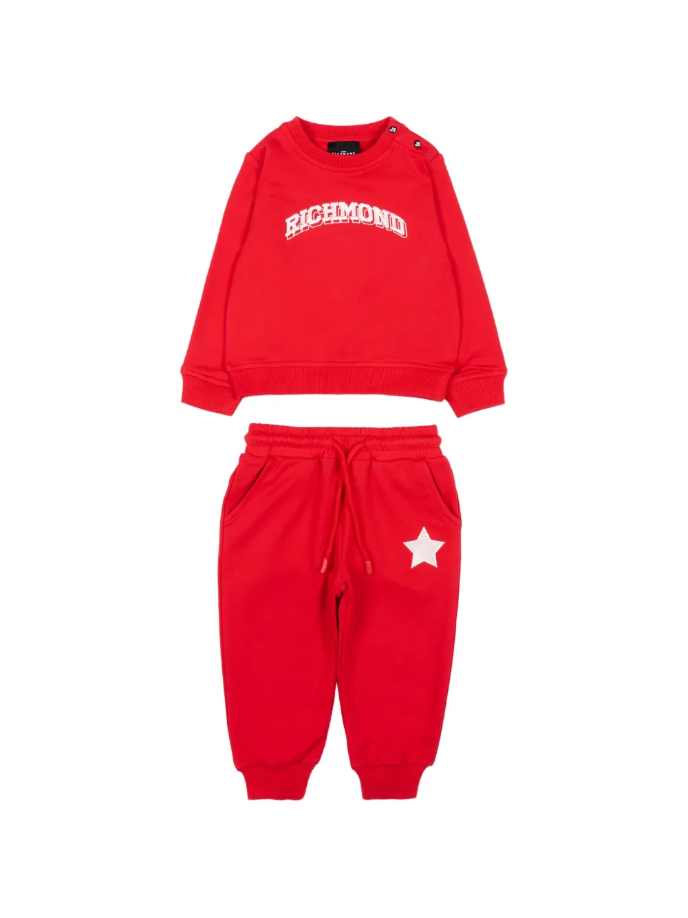 John Richmond Junior printed tracksuit - Rosso