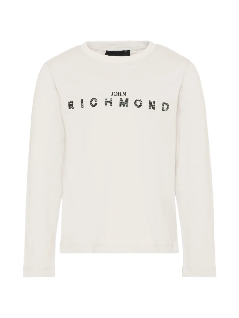 John Richmond Junior long-sleeve cotton T-shirt - Toni neutri