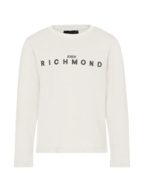 John Richmond Junior t-shirt en coton à manches longues