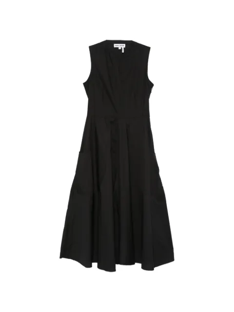 DKNY V-neck midi dress