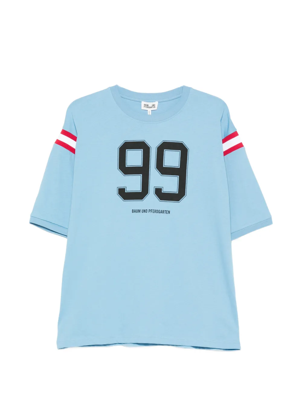 Baum Und Pferdgarten short-sleeve graphic T-shirt - Blu