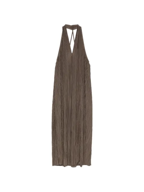 SAMSOE SAMSOE Sacille pleated halterneck maxi dress