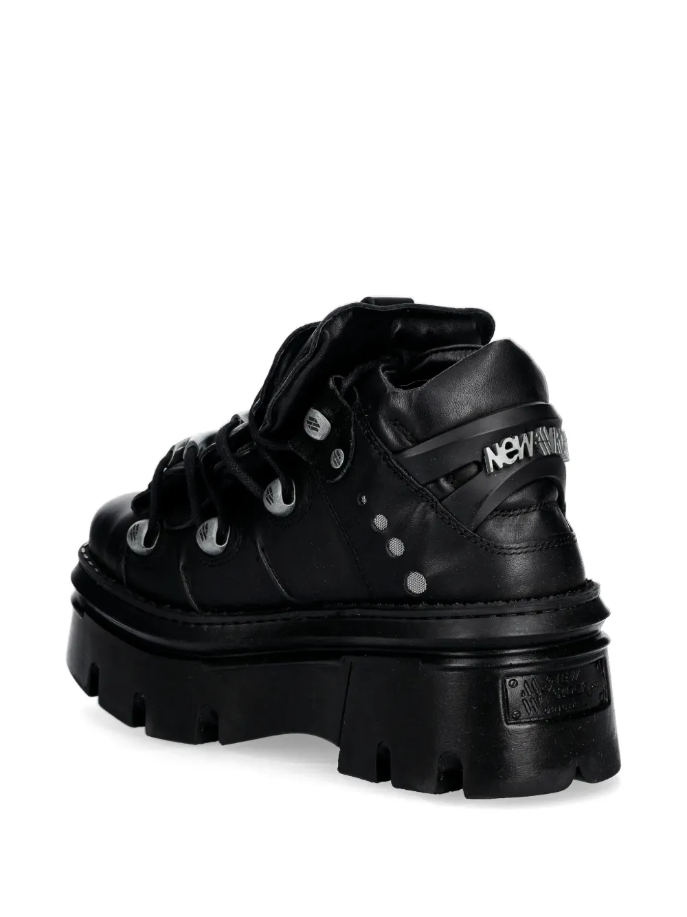 NEW ROCK Sneakers verfraaid met logo Zwart
