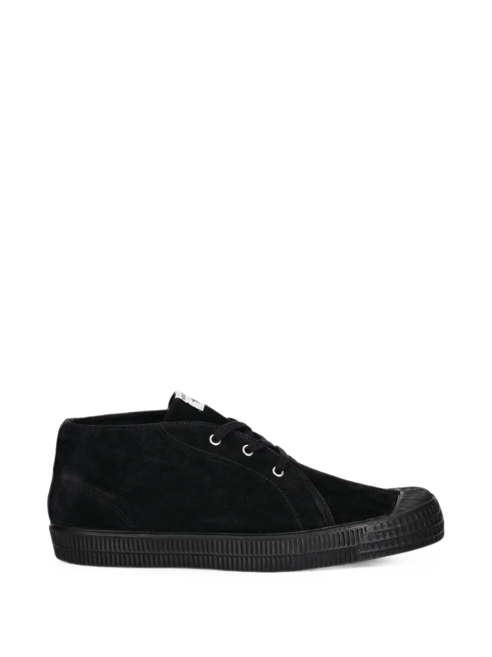 Novesta Ng Lone Star Lace-up Suede Sneakers In Black