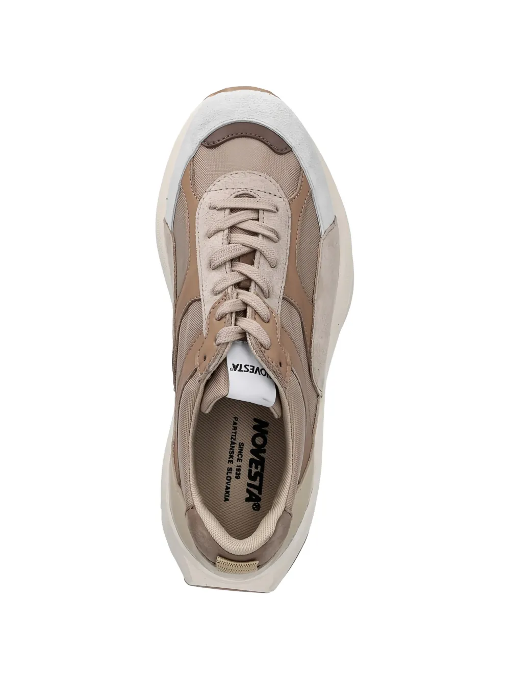 Novesta Sneakers met veters Beige