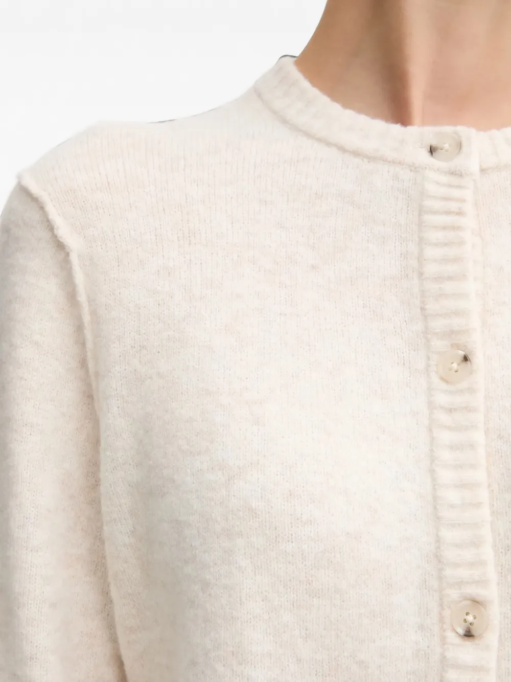 OUI Button-up vest Wit