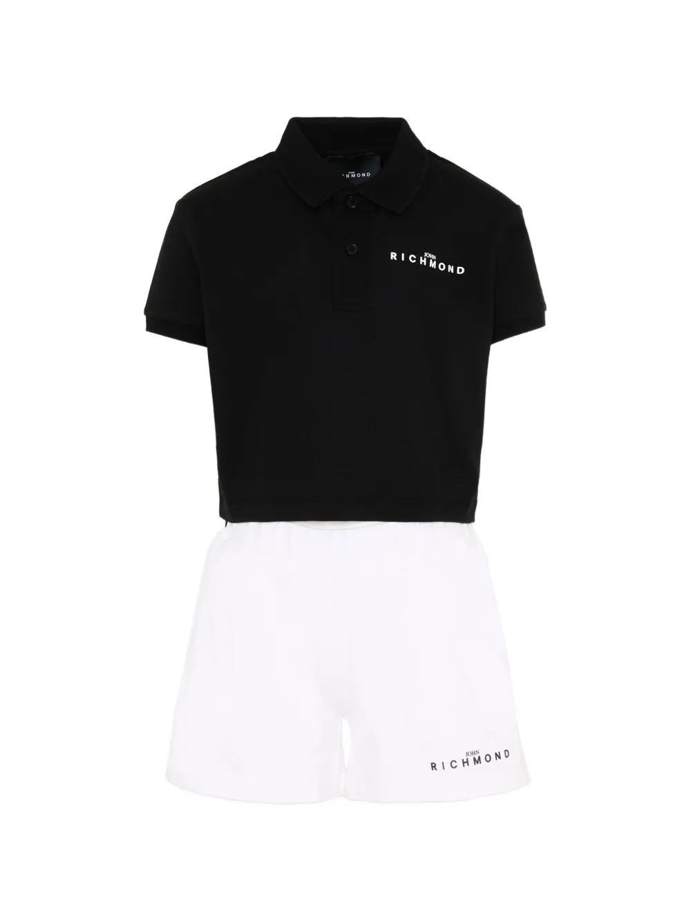 John Richmond Junior logo-detail set - Nero