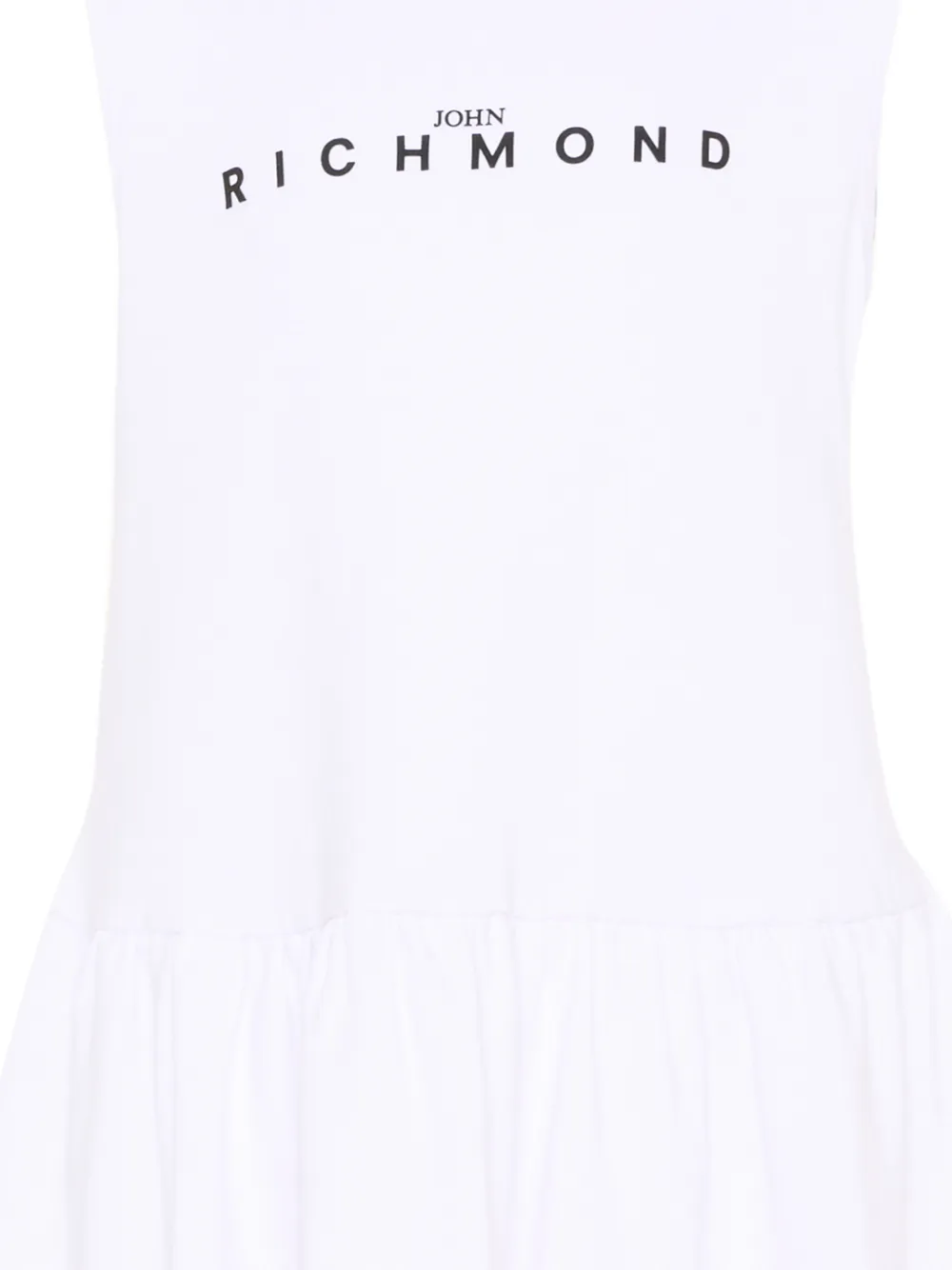 John Richmond Junior Mouwloze mini-jurk Wit