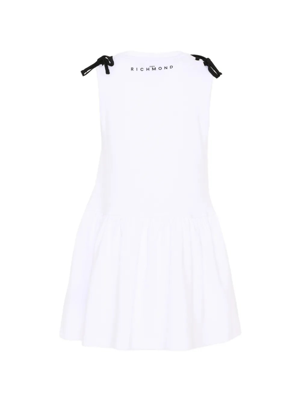 John Richmond Junior Mouwloze mini-jurk Wit