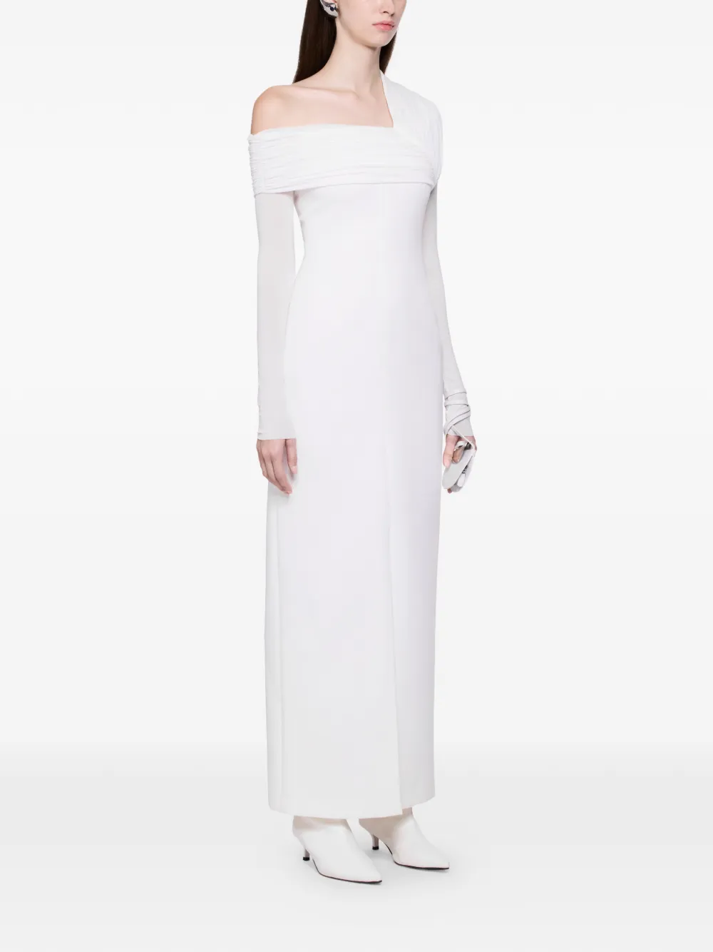  Chats By C.dam Vestido Largo Simone - Blanco 