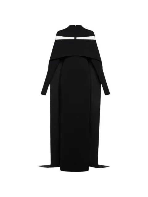 CHATS BY C.DAM Nehru long-sleeved maxi dress