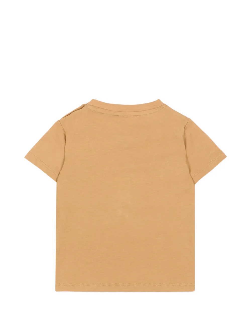 John Richmond Junior T-shirt met korte mouwen en reliëf Beige