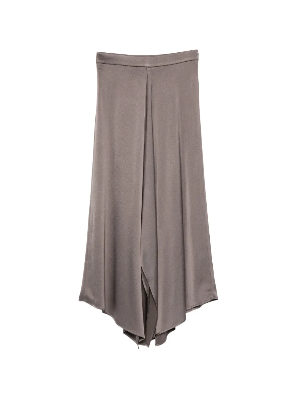 Alysi Midi-rok met gingham ruit Grijs