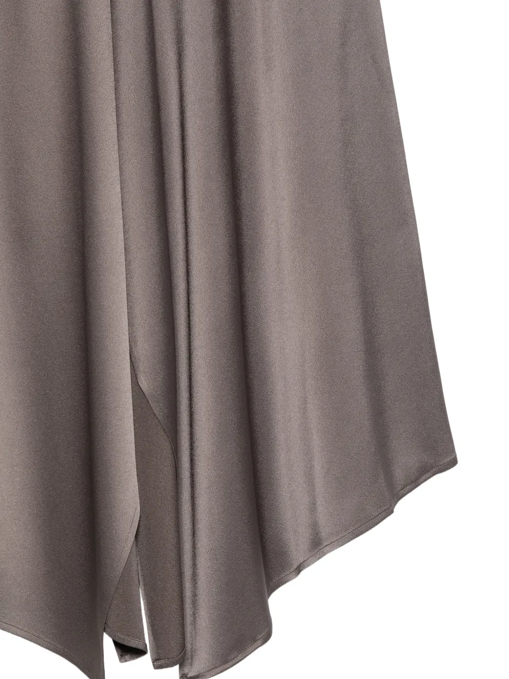 Alysi Midi-rok met gingham ruit Grijs