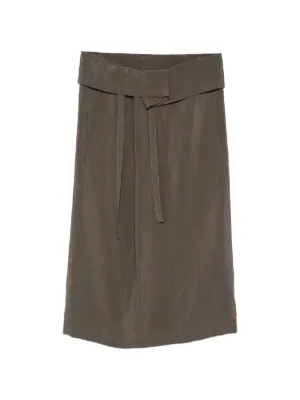 Patou Pleated Mini Skirt | Green | FARFETCH PH