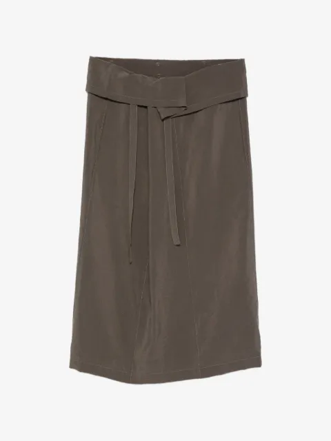 Alysi tie-waist midi skirt