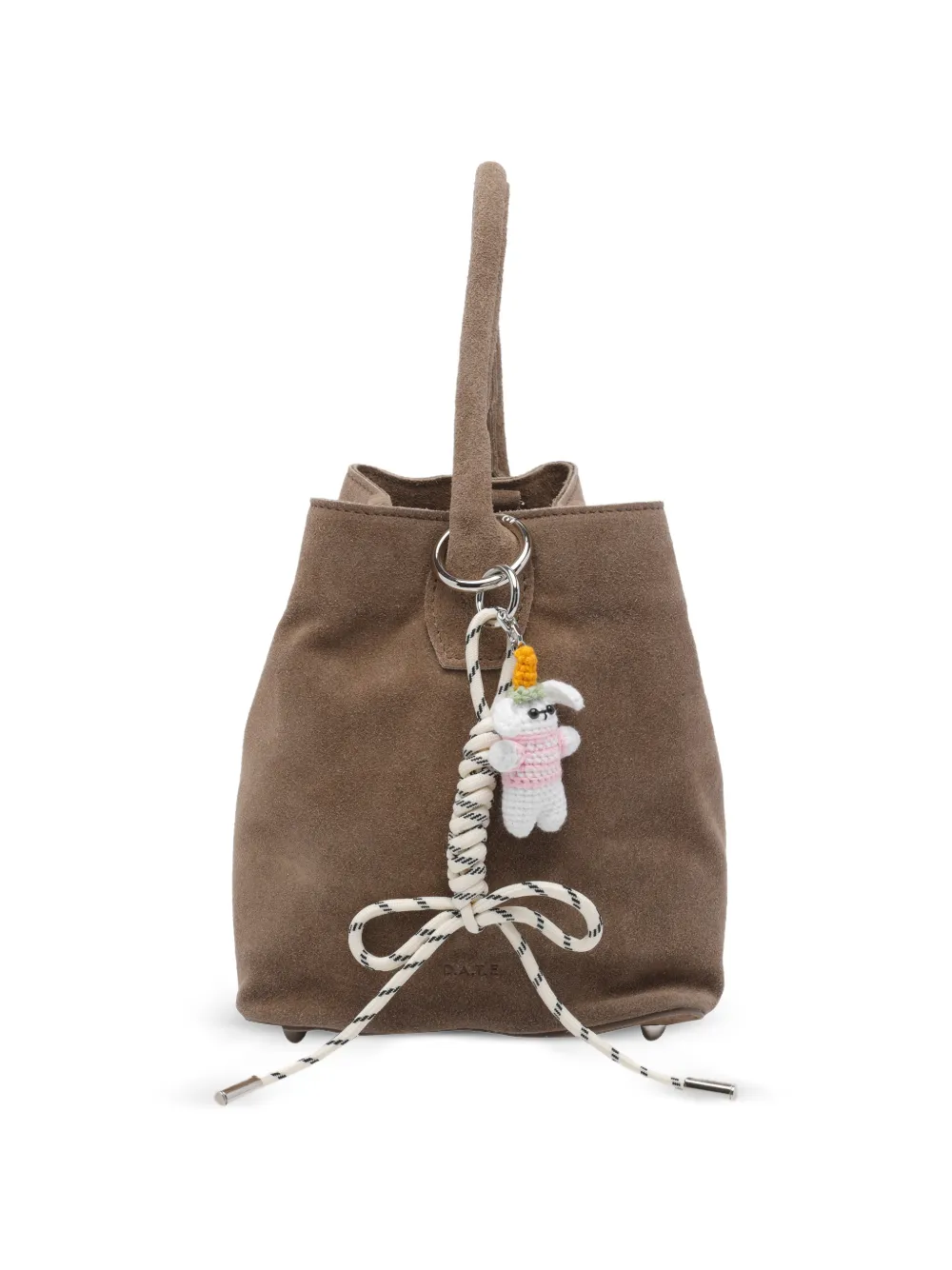  D.a.t.e. Paniere Suede Removable-strap Handbag - Brown 