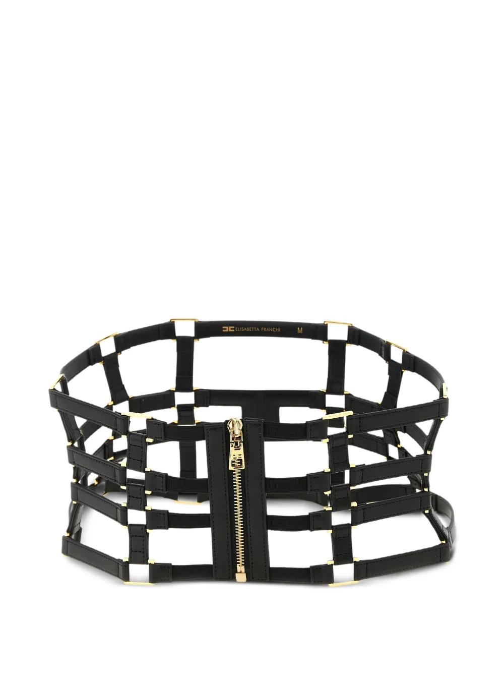 Elisabetta Franchi Riem met uitgesneden details Zwart