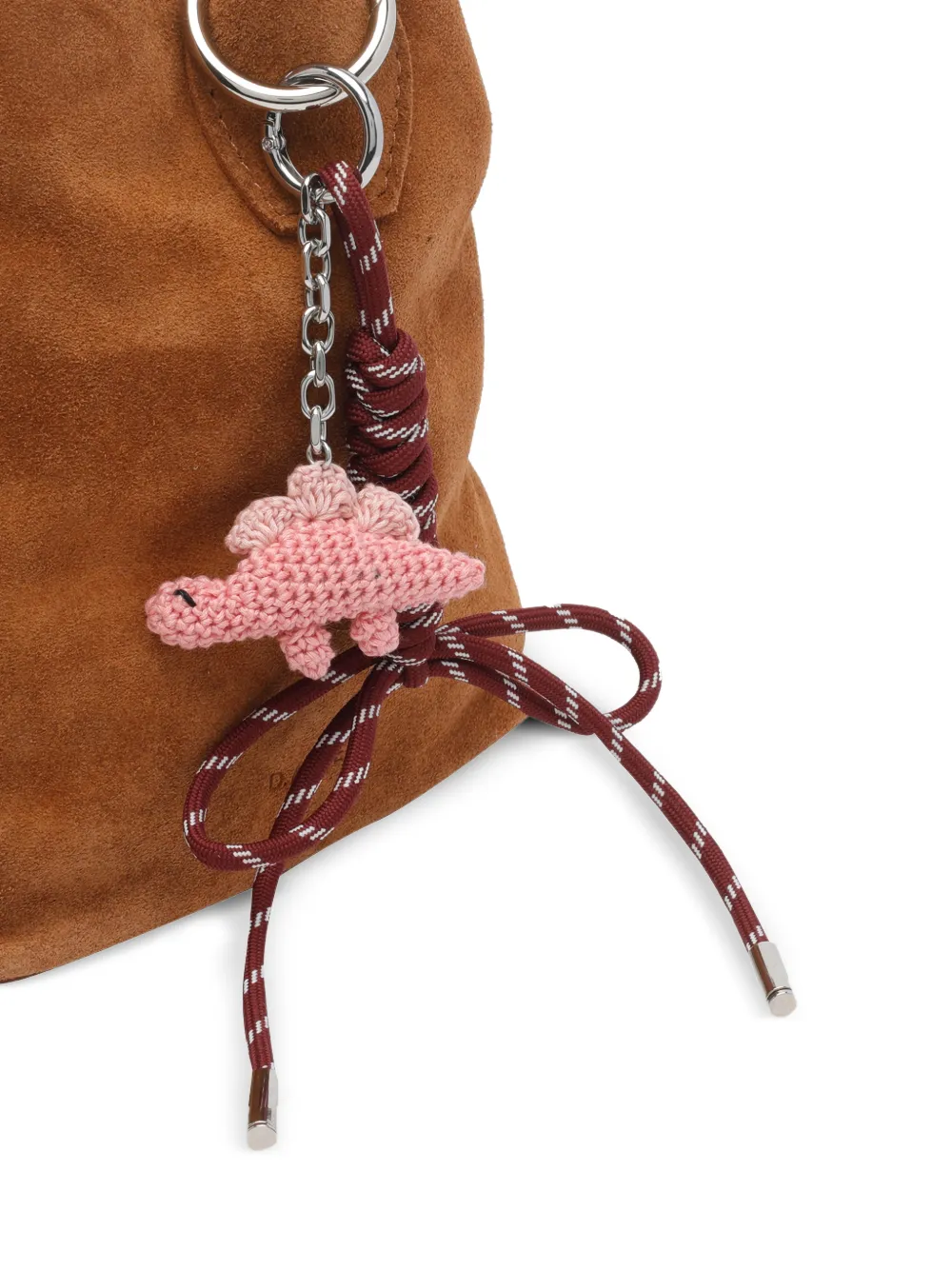 Paniere Suede Detachable-Strap Handbag