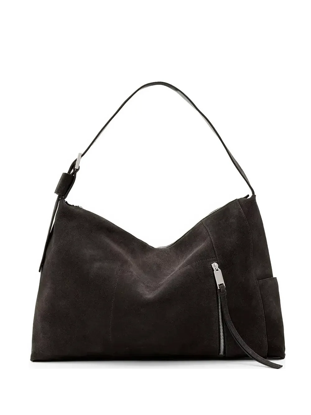 AllSaints large Alba shoulder bag - Marrone