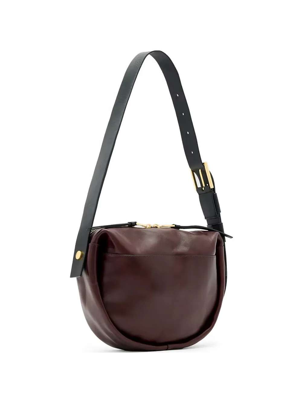 AllSaints medium buckle-strap shoulder bag - Rosso