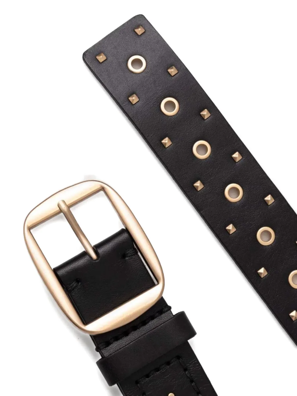  Allsaints Studded Belt - Negro 