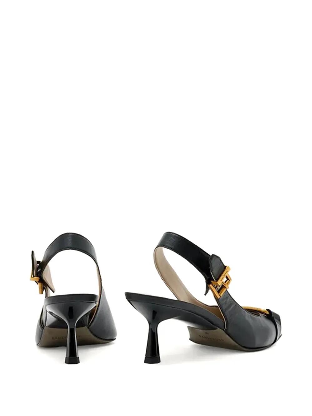 AllSaints Hera buckle-detail pumps Zwart