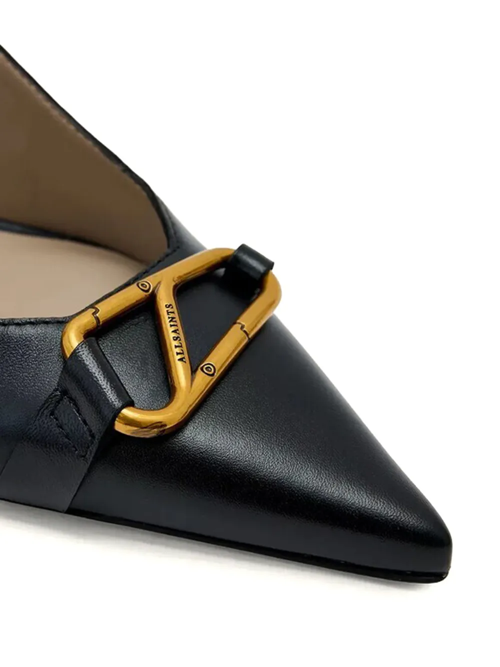 AllSaints Hera buckle-detail pumps Zwart