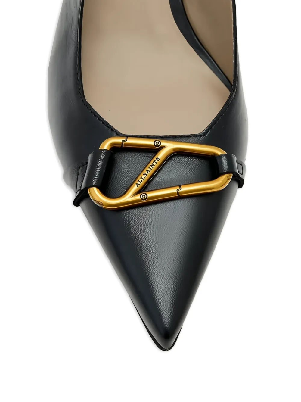 AllSaints Hera buckle-detail pumps Zwart