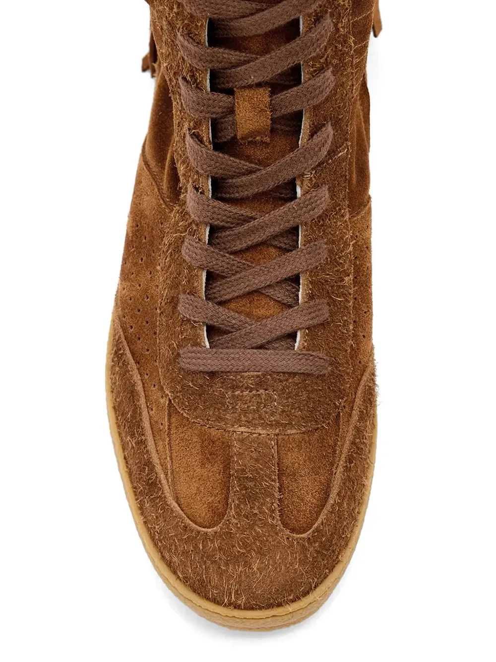 AllSaints Louise fringe-detail sneakers Bruin