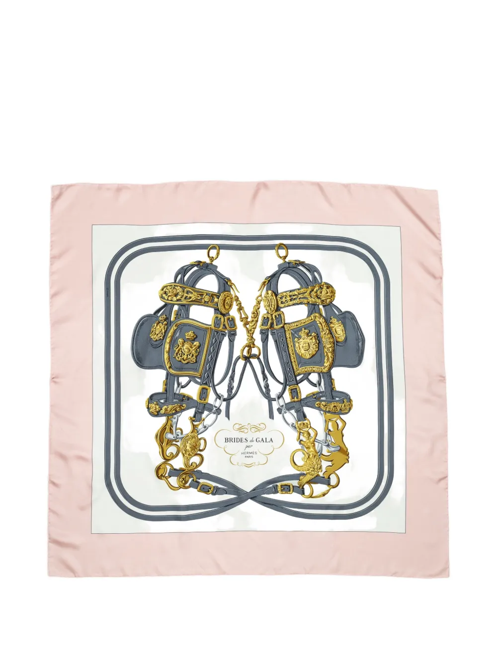 Hermès Pre-Owned Brides de Gala silk scarf - Rosa