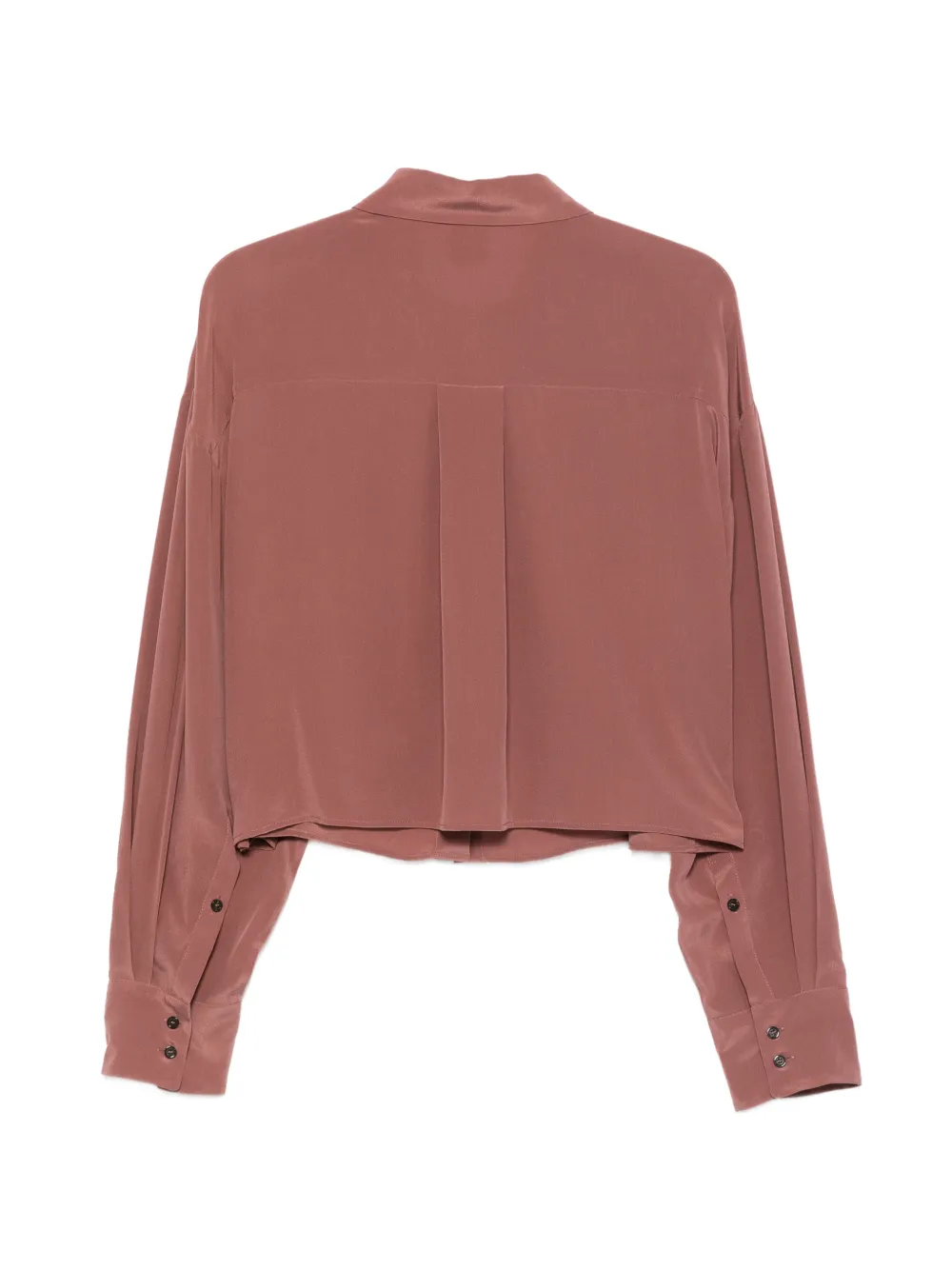 Alysi Cropped blouse Bruin