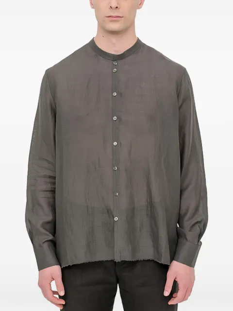 Label Under Construction mandarin-collar shirt