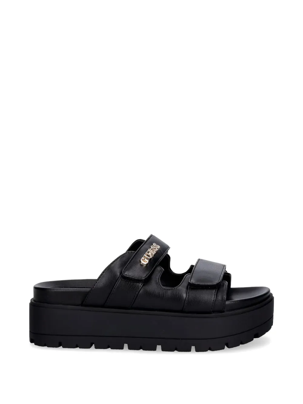 GUESS USA Faxon touch-strap sandals - Nero