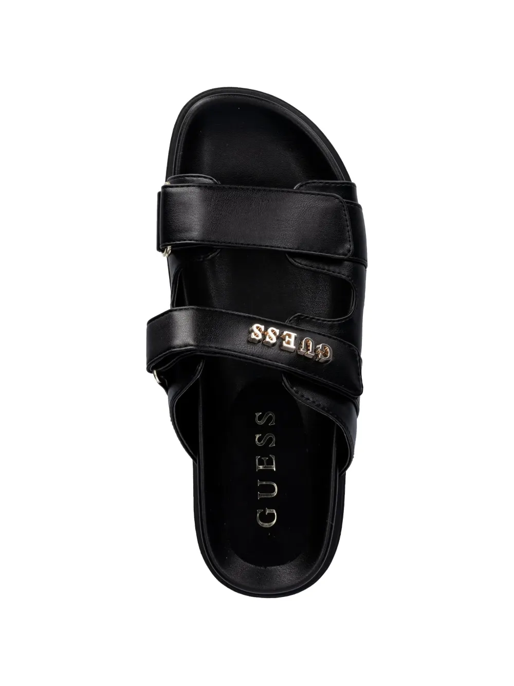 GUESS USA Faxon touch-strap sandals Zwart