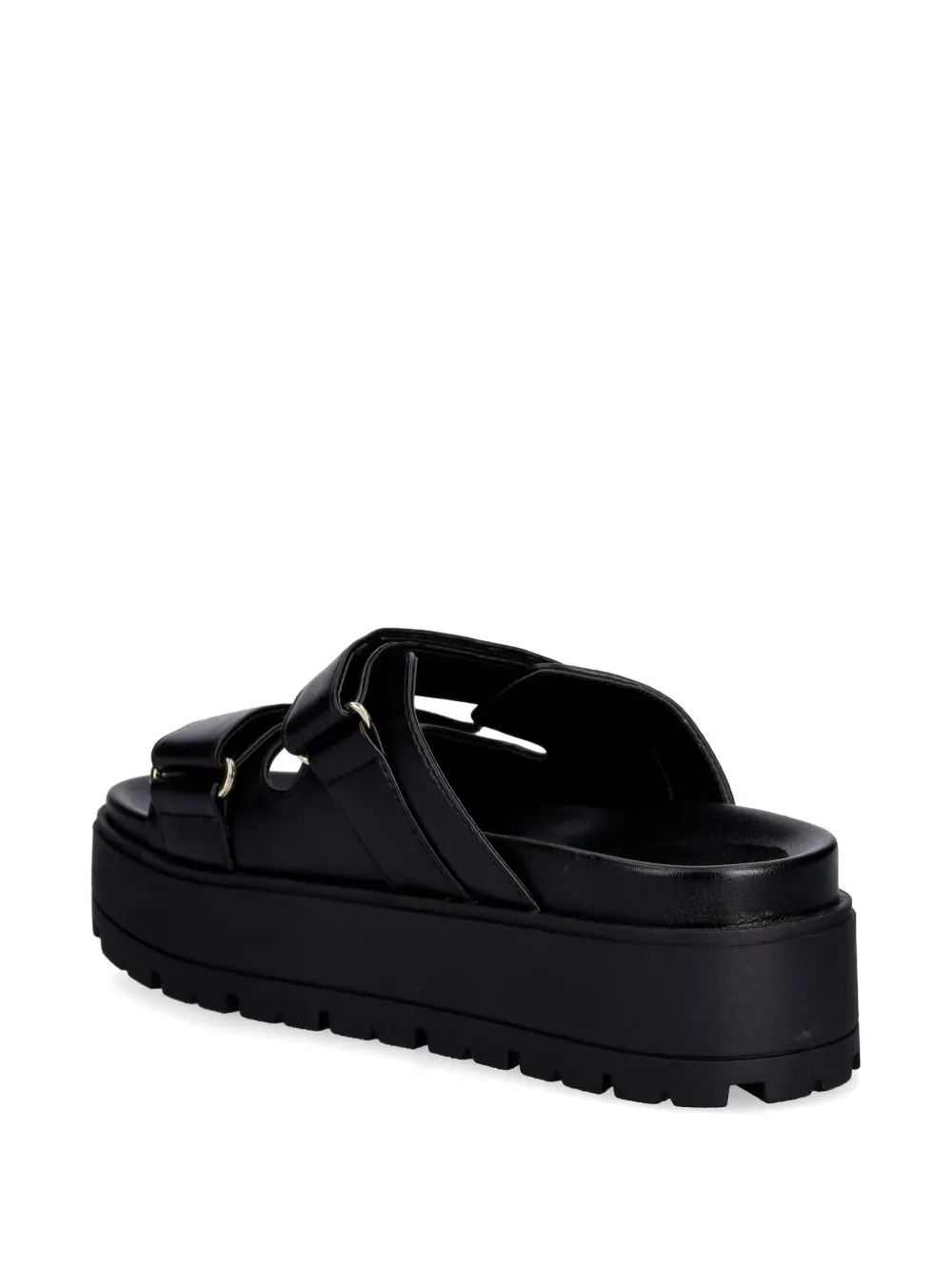 GUESS USA Faxon touch-strap sandals Zwart