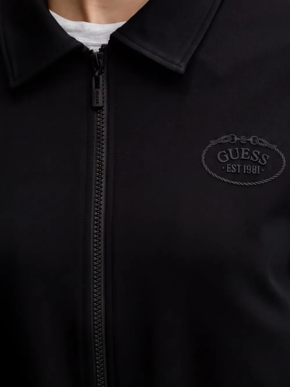 GUESS USA Sweater met rits Zwart
