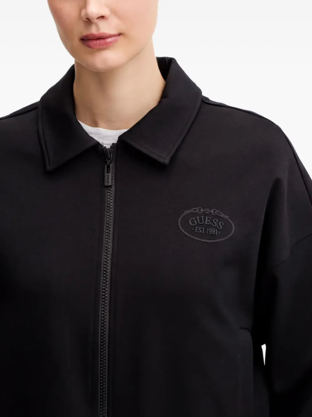 GUESS USA Sweater met rits Zwart