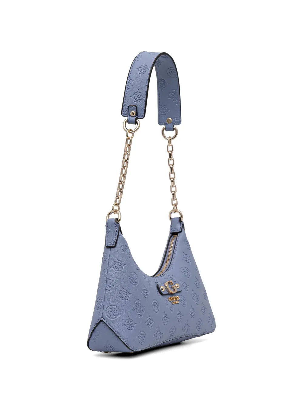 GUESS USA Dita schoudertas met logo-reliëf Blauw