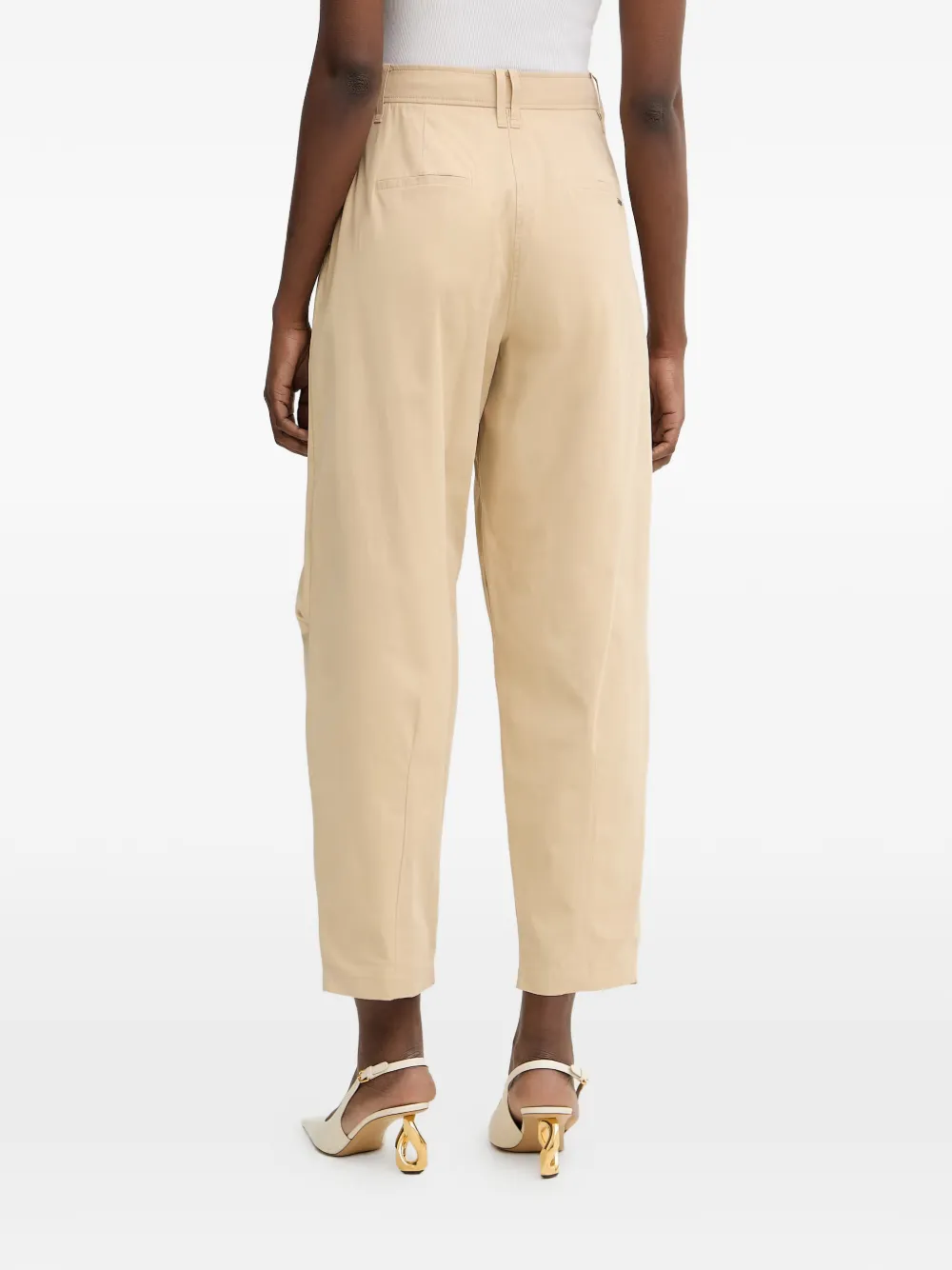 GUESS USA Denise broek verfraaid met knopen Beige