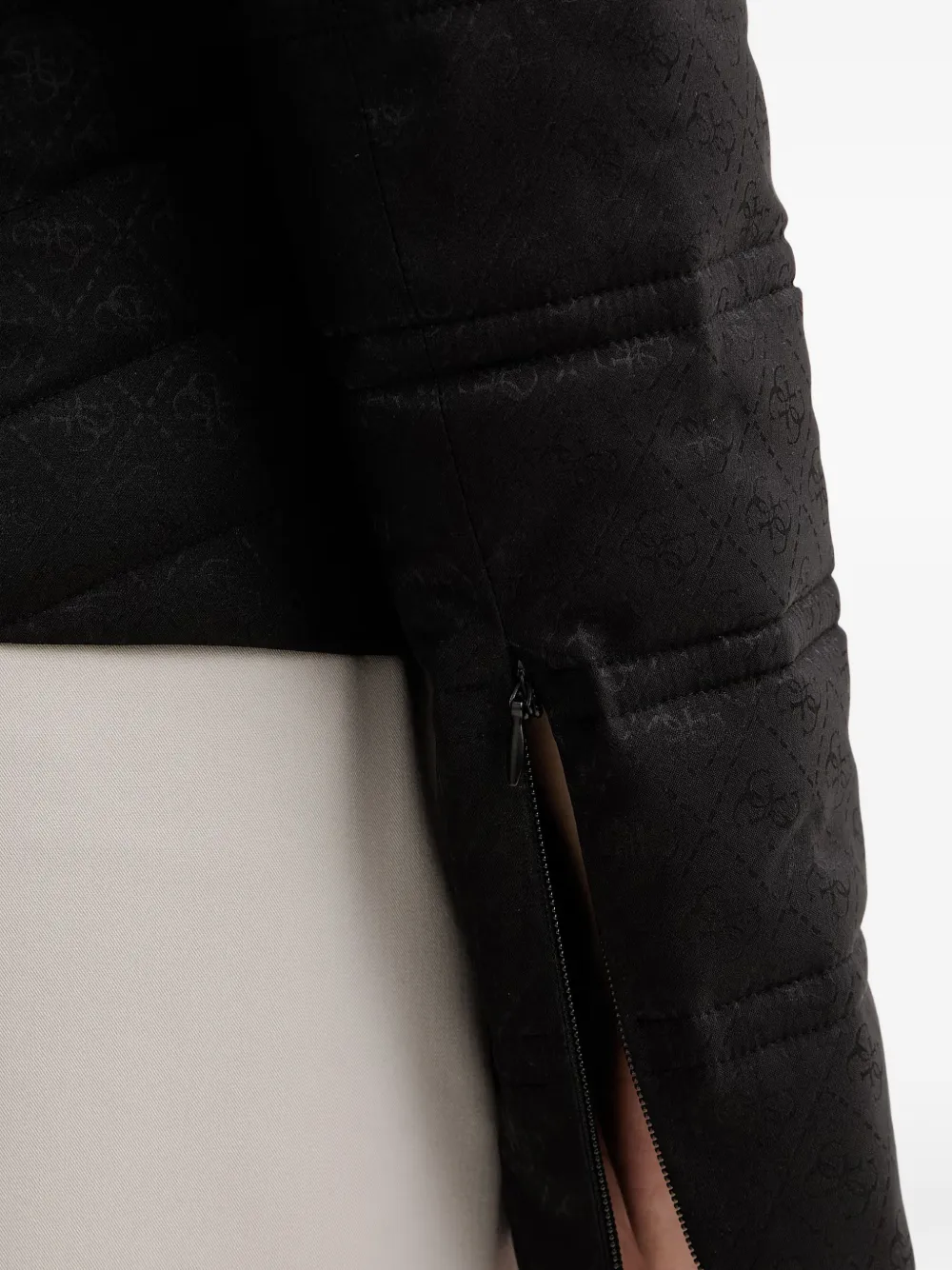 GUESS USA Vona gewatteerd jack Zwart