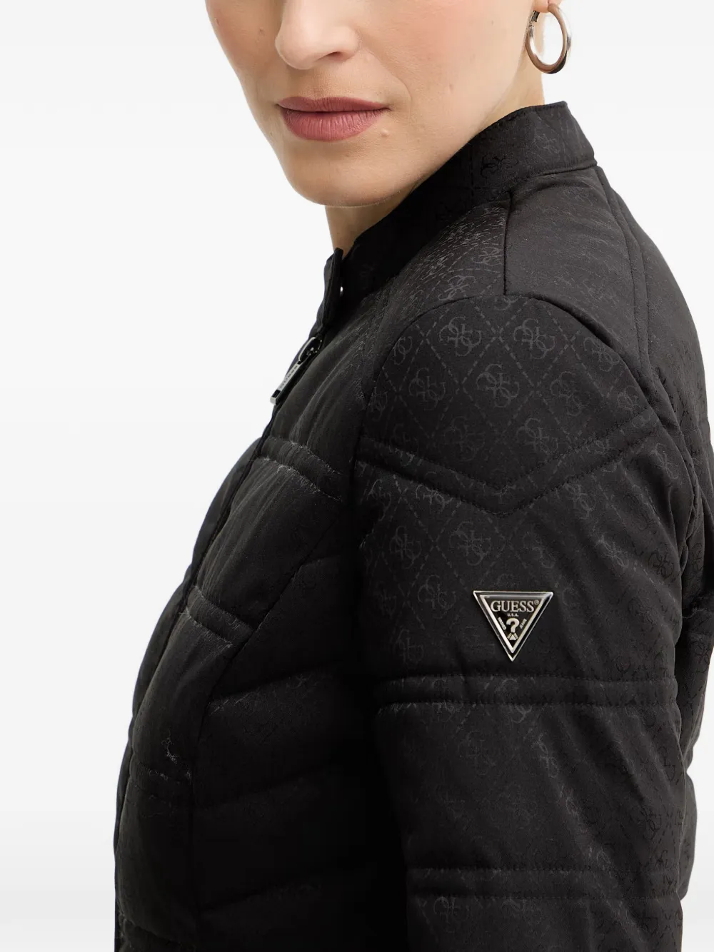 GUESS USA Vona gewatteerd jack Zwart
