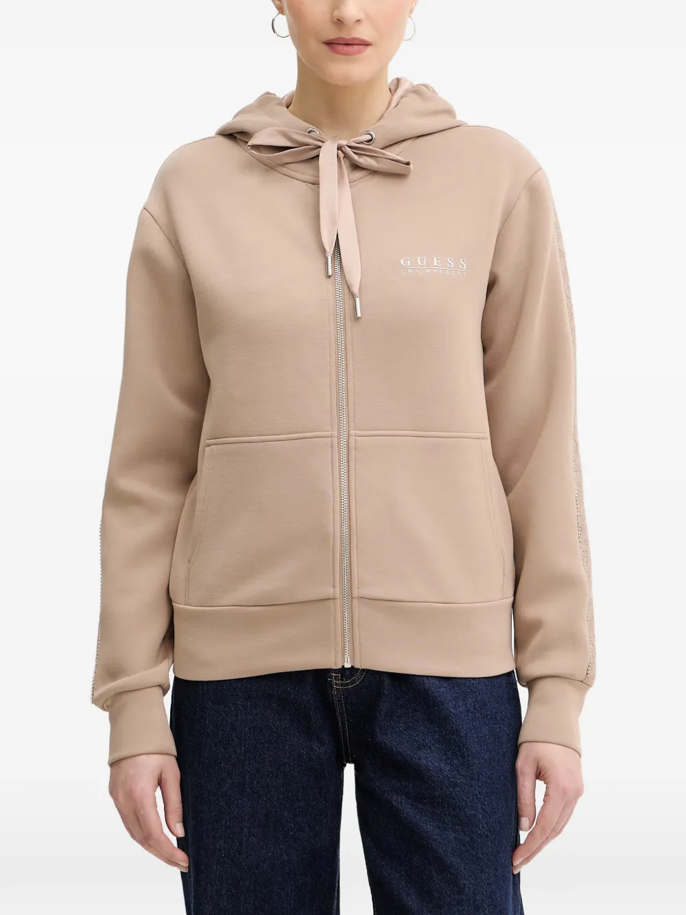 GUESS USA zip-up hoodie - Toni neutri