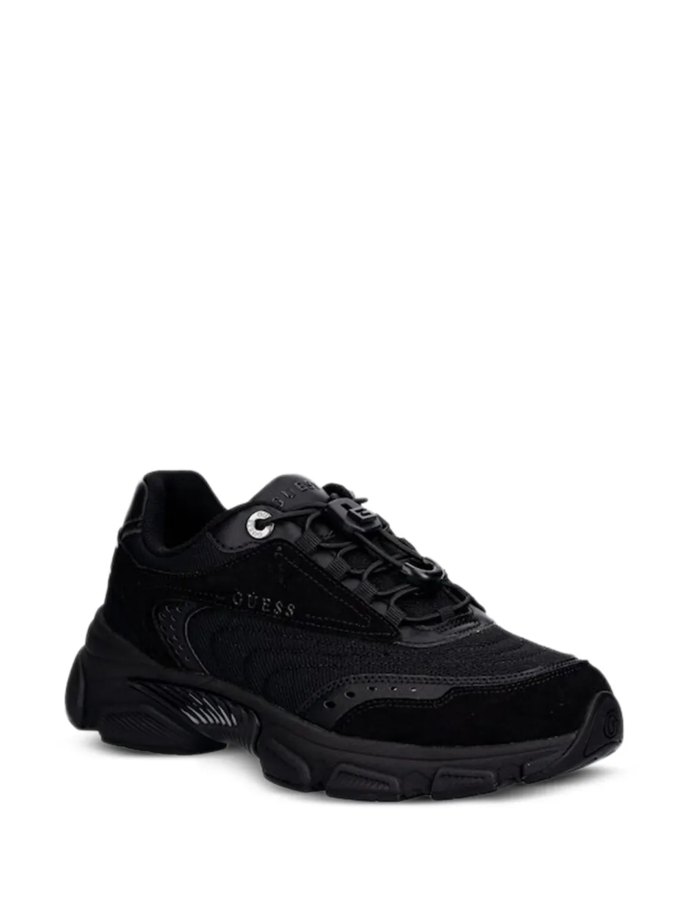 GUESS USA lace-up sneakers Zwart