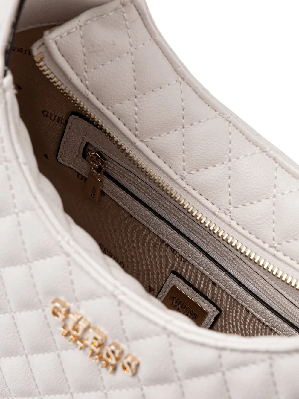 GUESS USA Atabey schoudertas Wit