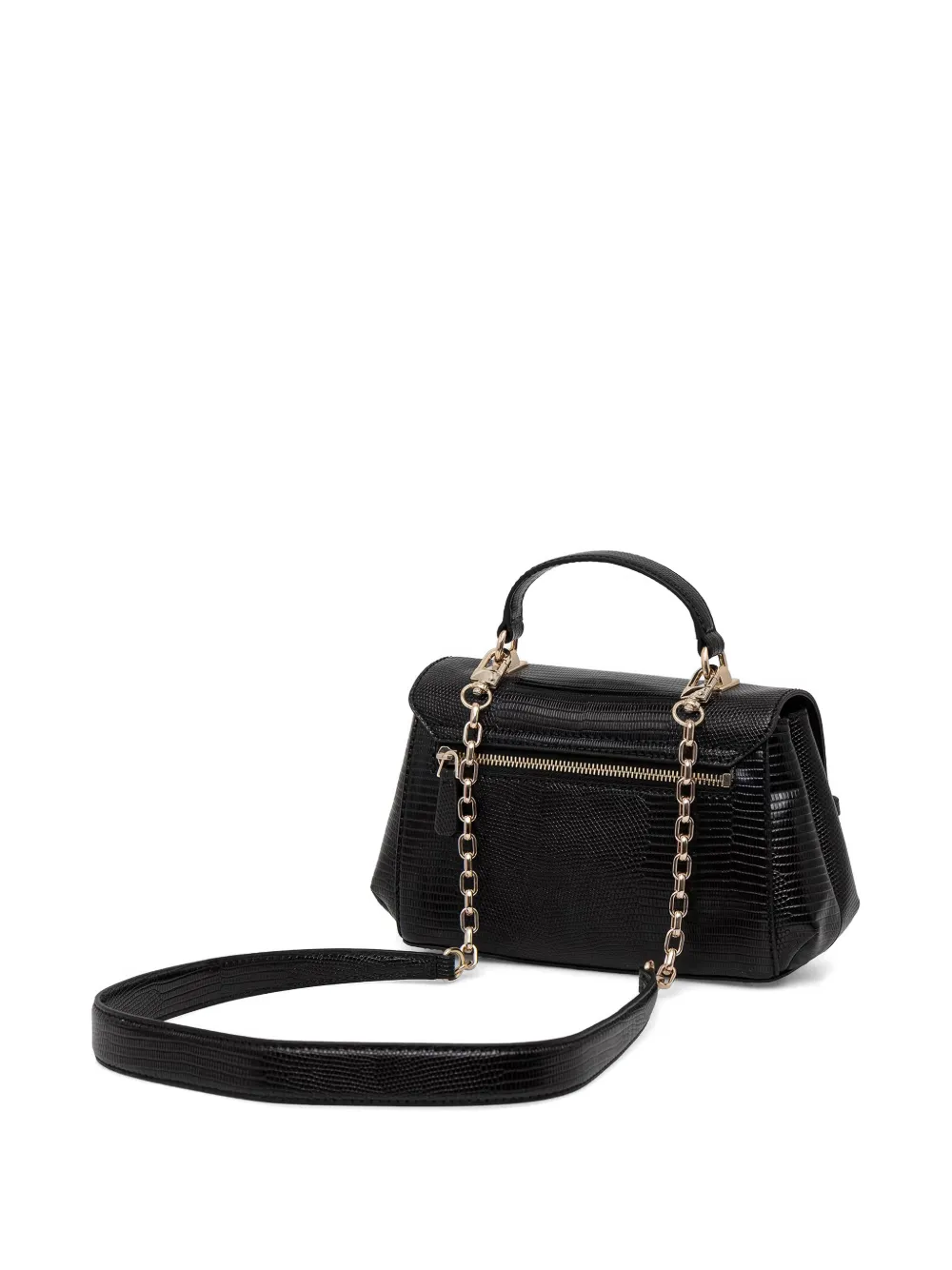 GUESS USA Melinda schoudertas met ketting Zwart