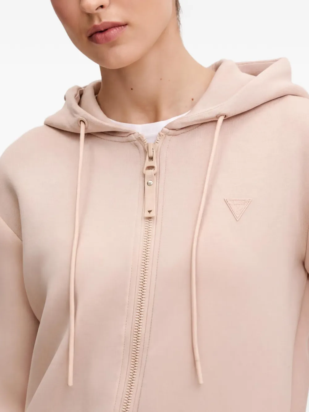 GUESS USA Hoodie met rits Roze