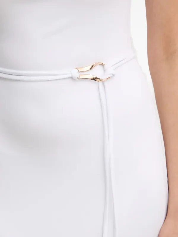guess white and gold dress MARCIANO BY GUESS DAISY FRINGE DRESS WHITE GOLD | Online Outlet