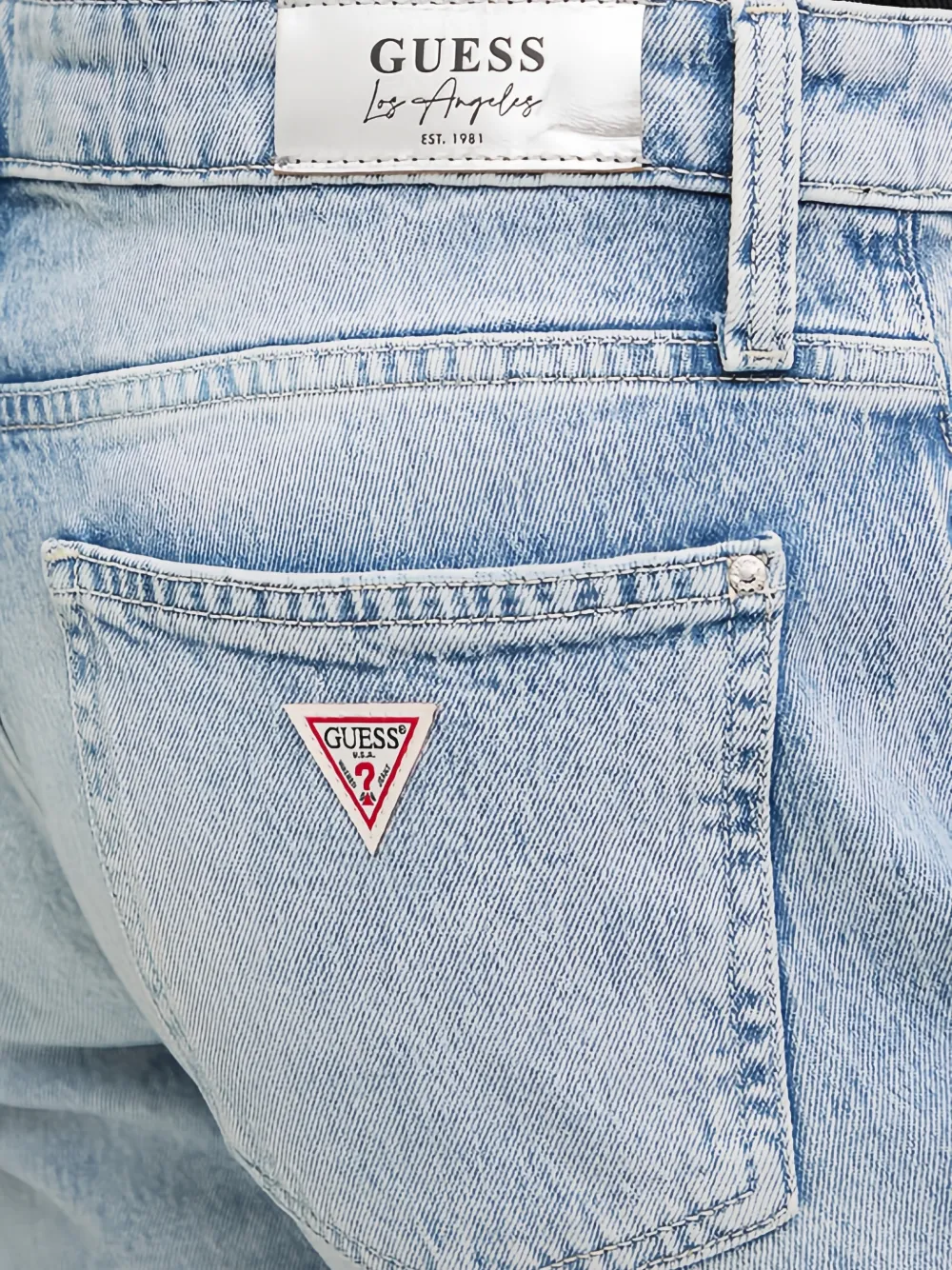 GUESS USA Low-waist jeans Blauw