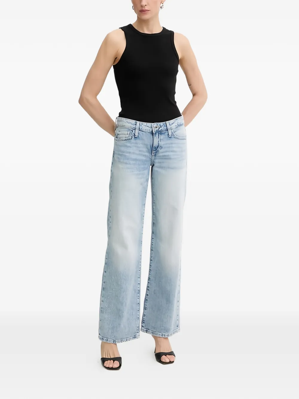 GUESS USA Low-waist jeans Blauw